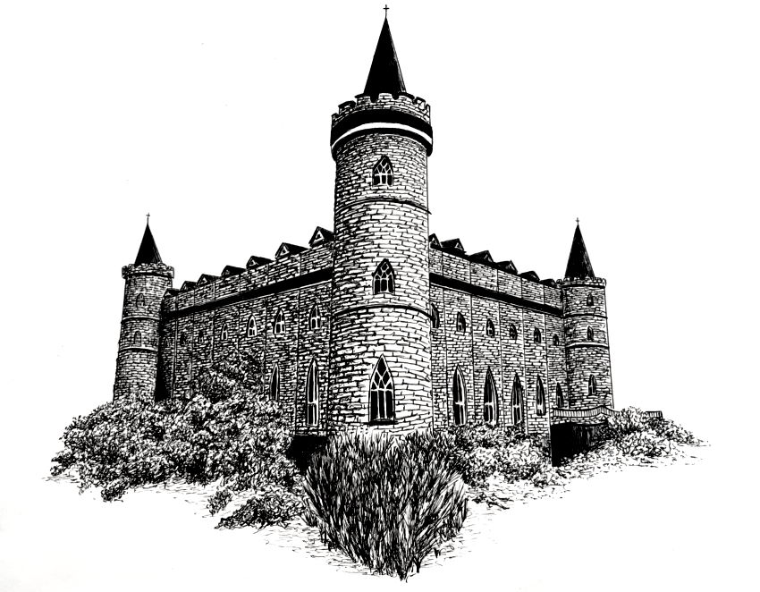 Castle drawing by Studet Oriya