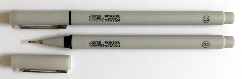 Winsor and Newton fine liners