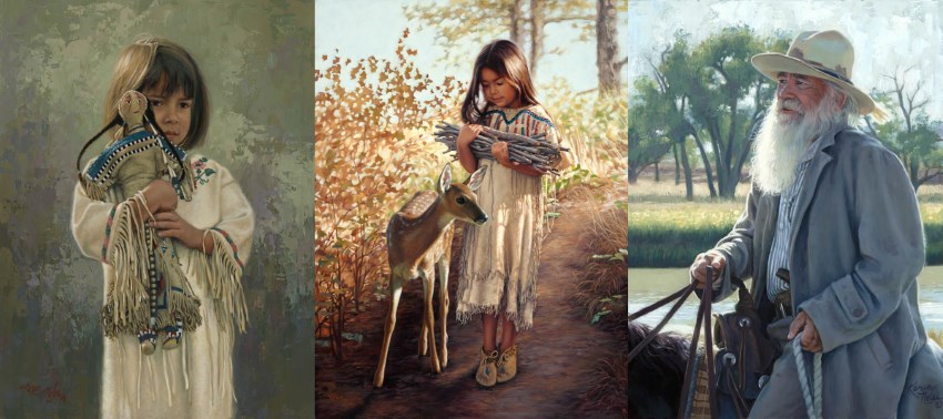 Karen Noles western & American Indians paintings