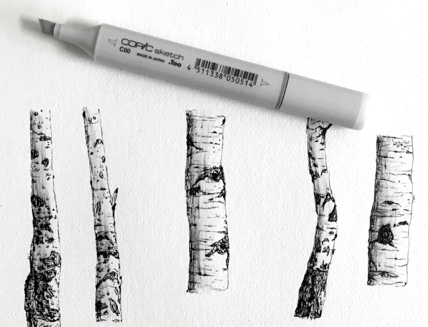 How to Draw (Realistic) Trees with Pen & Ink Madcity Painting
