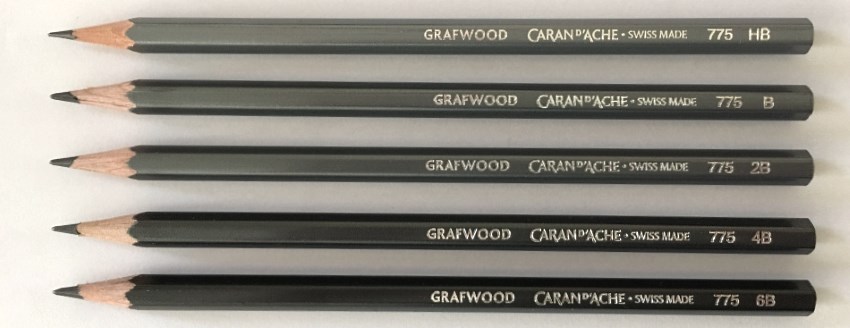 Caran d'Ache Grafwood drawing pencils