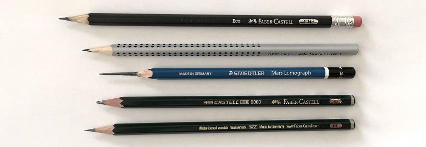 drawing pencils