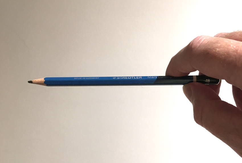 Finding the horizon using a pencil