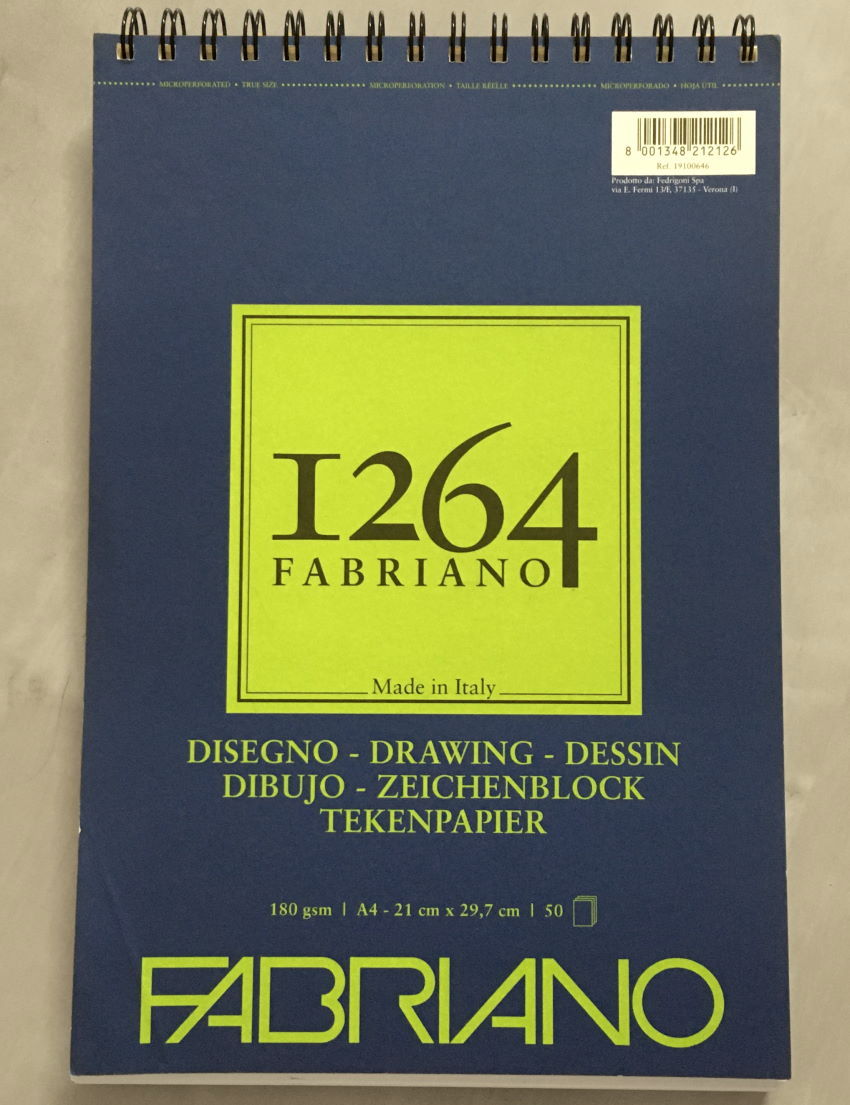 Fabriano 1264 paper pad for drawing