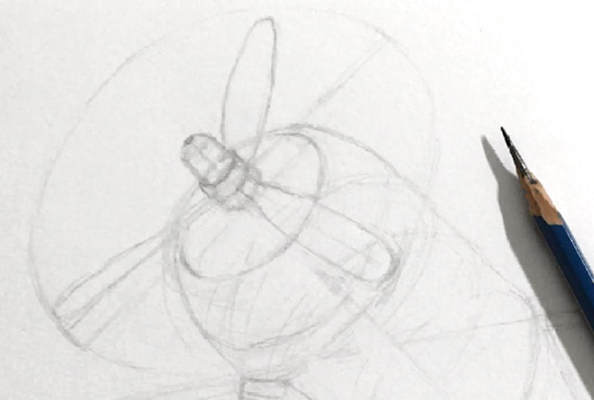 A sketch of a propeller