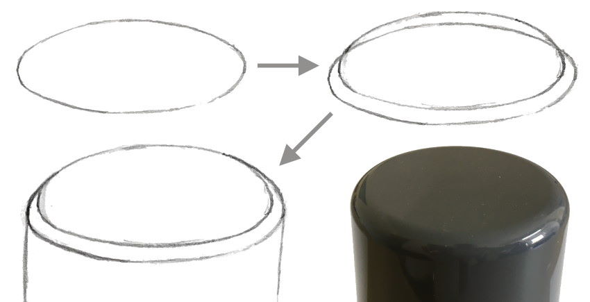 How to draw elliptical rounded corners