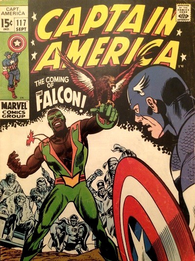 Comic book, first appearance of Falcon