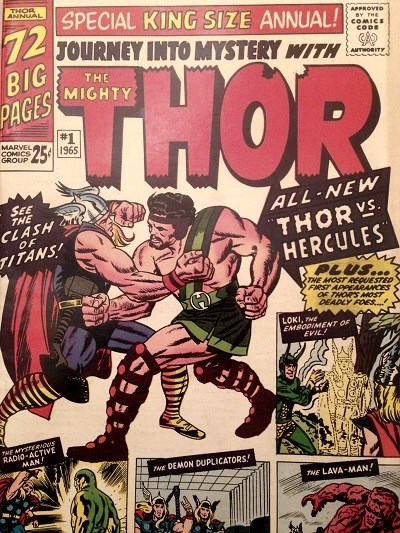 Comic book of Hercules first appearance