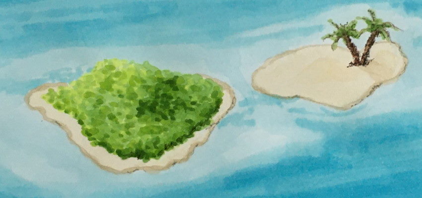 How To Draw Maps Ran Art Blog   Islands Drawing With Markers 