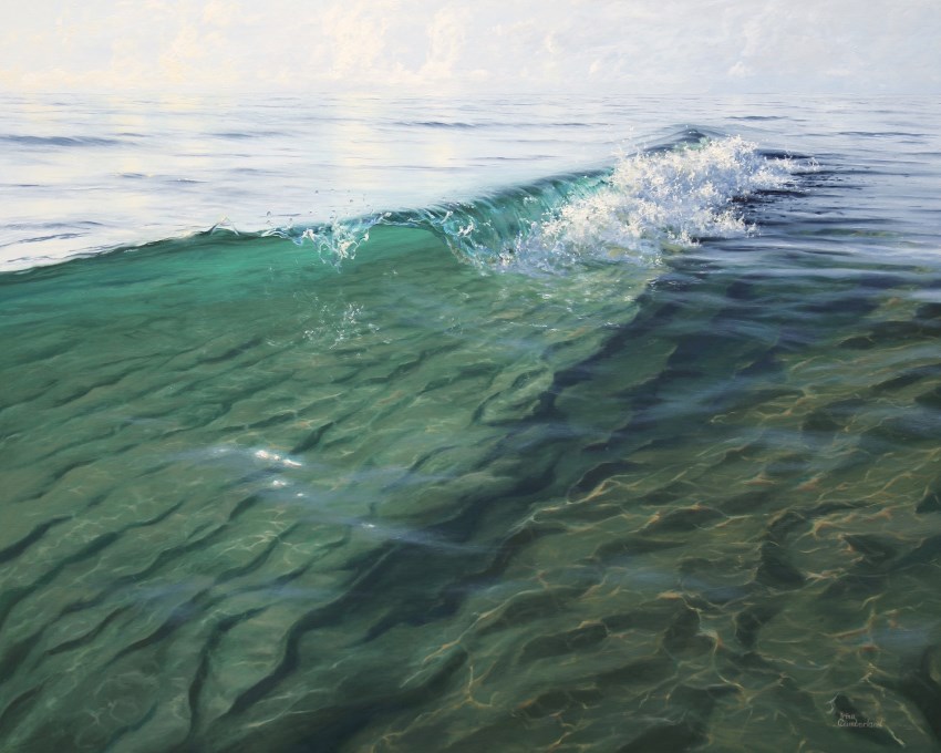 Irina Cumberland painting of the ocean