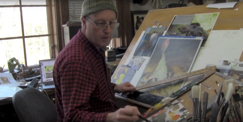 James Gurney malowanie kanału YouTube