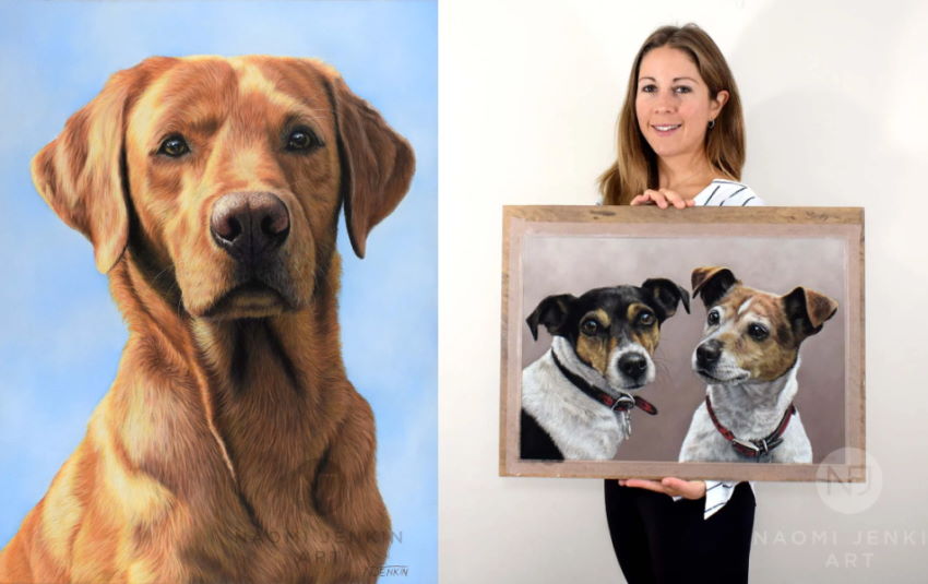 Professional Pet Portrait Painters  Ran Art Blog