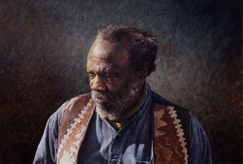 Watercolor portrait by Stan Miller