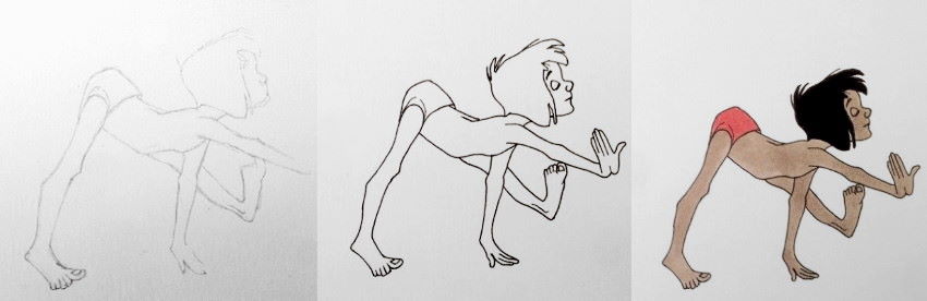 draw cartoon people bodies