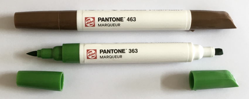 Pantone water-based markers