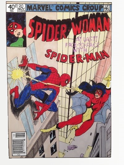 Comic book characters, Spider-Man and Spider-Woman