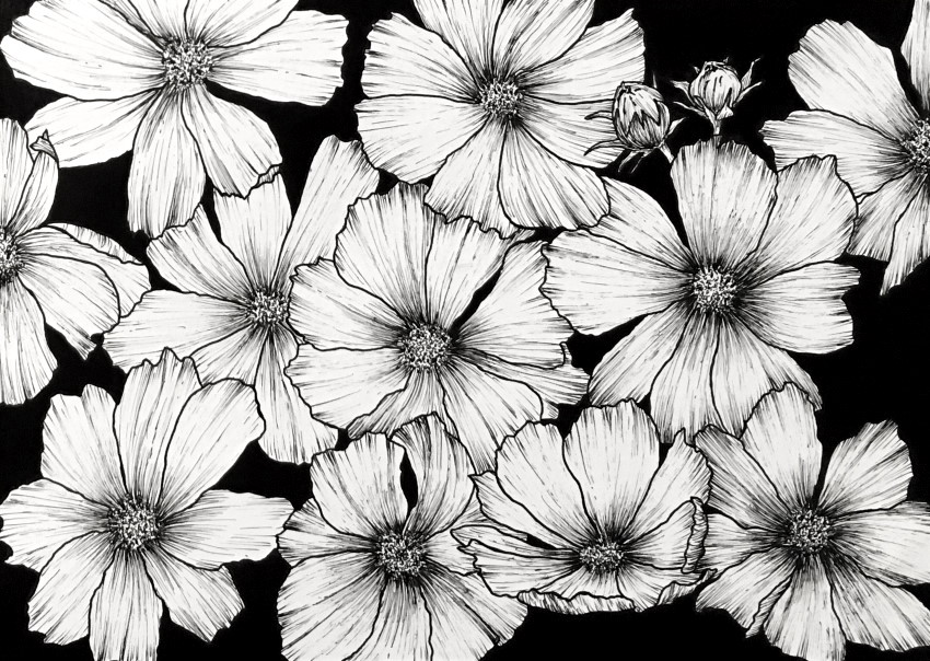 How to Draw ANY Flower with Pen & Ink - Ran Art Blog