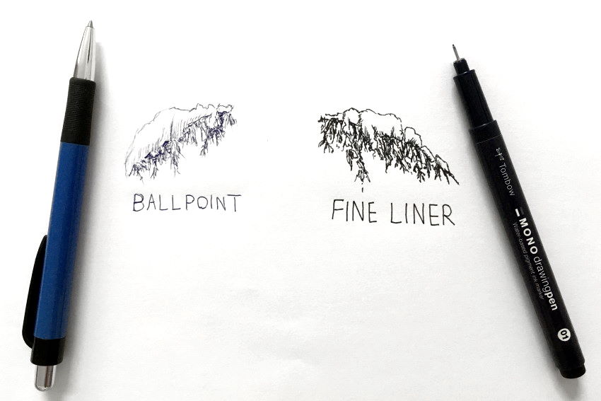 How to Draw Realistic Trees with Ink Pens: Observation, Shading