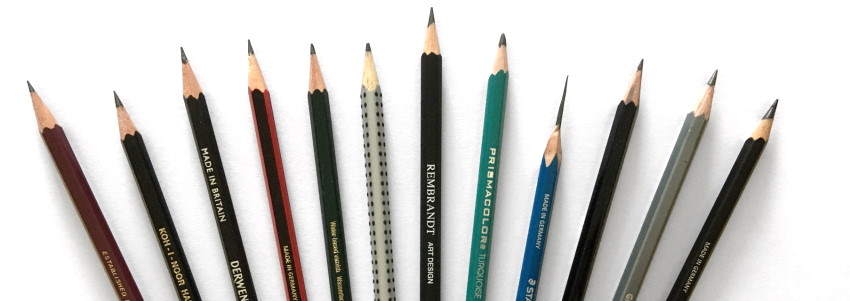 Graphite pencils for drawing