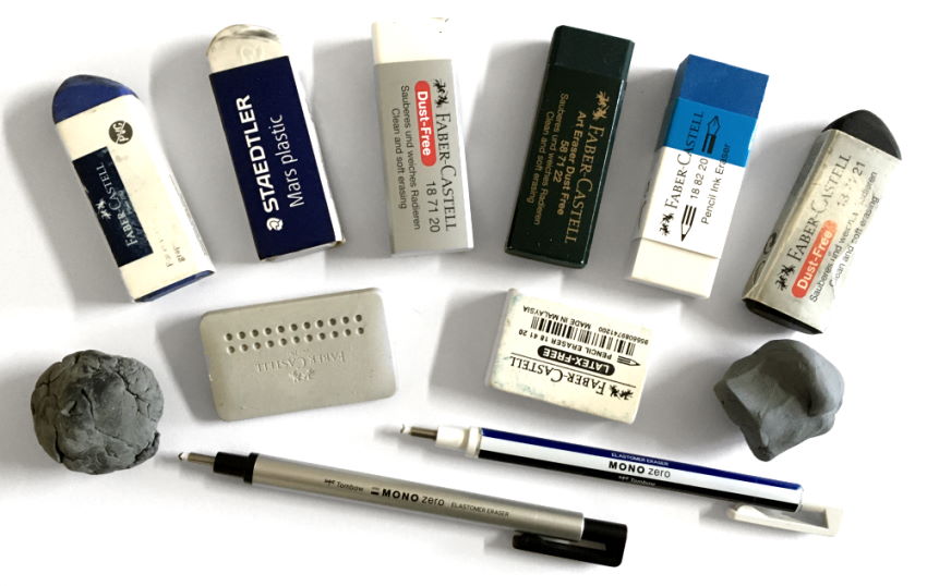 Recommended erasers for drawing