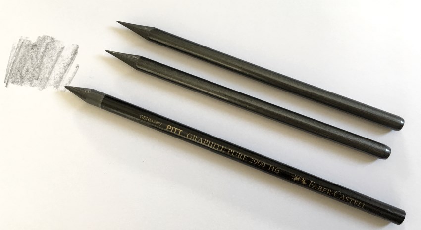 Graphite sticks for drawing