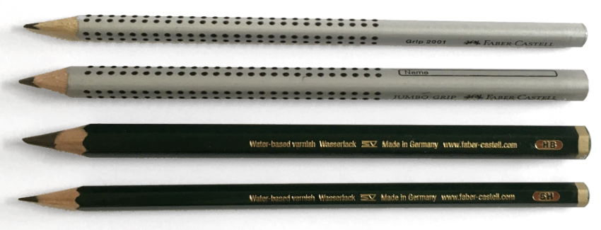 Faber-Castell thick jumbo pencils