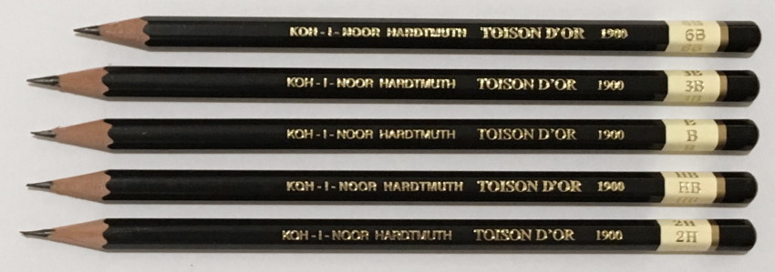 Koh-I-Noor 1900 drawing pencils