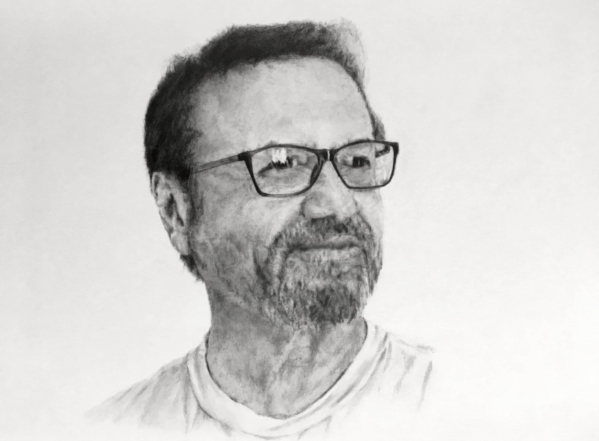 pencil sketch man