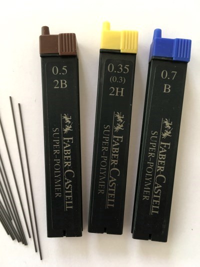Graphite sticks for mechanical pencils