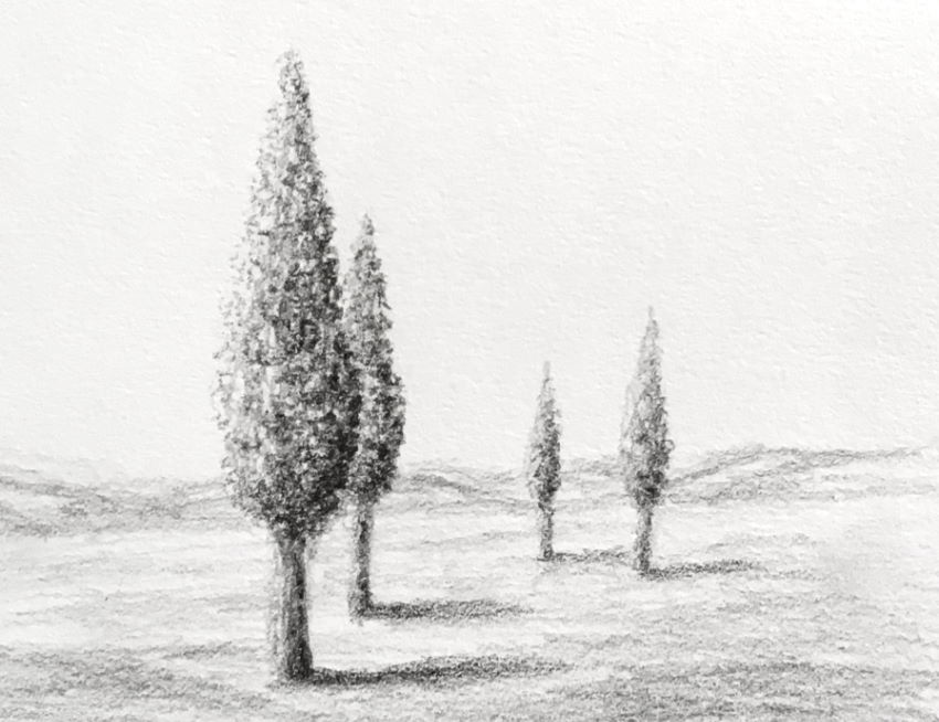 Quick sketch of overlapping trees