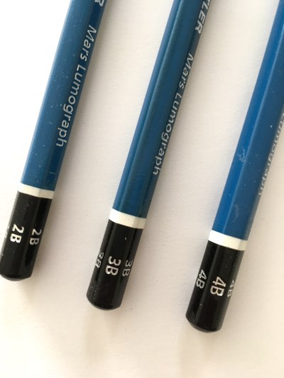 Staedtler drawing pencils with B levels