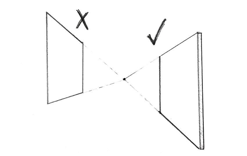 How to add volume when drawing in perspective