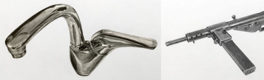 Examples of realistic graphite drawings